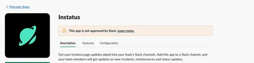 Image 1 for Hi guys,

I was trying to integrate slack notification for typesense cloud.
But, I saw this warning :