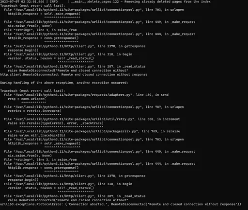 Image 1 for Thanks for the update. I tried RC45 but it still not works. So what happens is that the connection gets closed. I'm going to attach screenshots of the error for you below :
 P.S.  I'm using Docker.