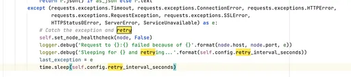 Image 1 for Yep, you also was right about python client. It looks like it retries requests even for patch/post requests