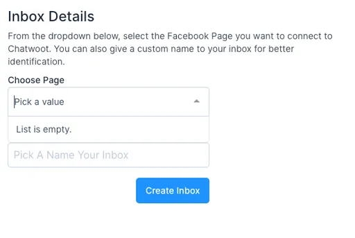 Image 1 for Look, after the facebook login I can't list the facebook pages